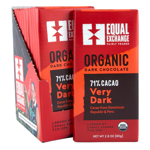 Equal Exchange Very Dark Chocolate Bars